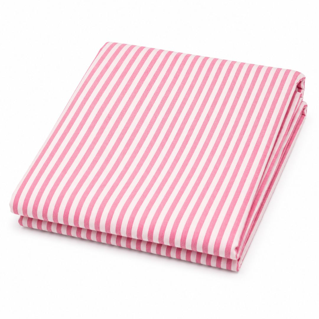 Pink Stripe Linen Premuim Fabric